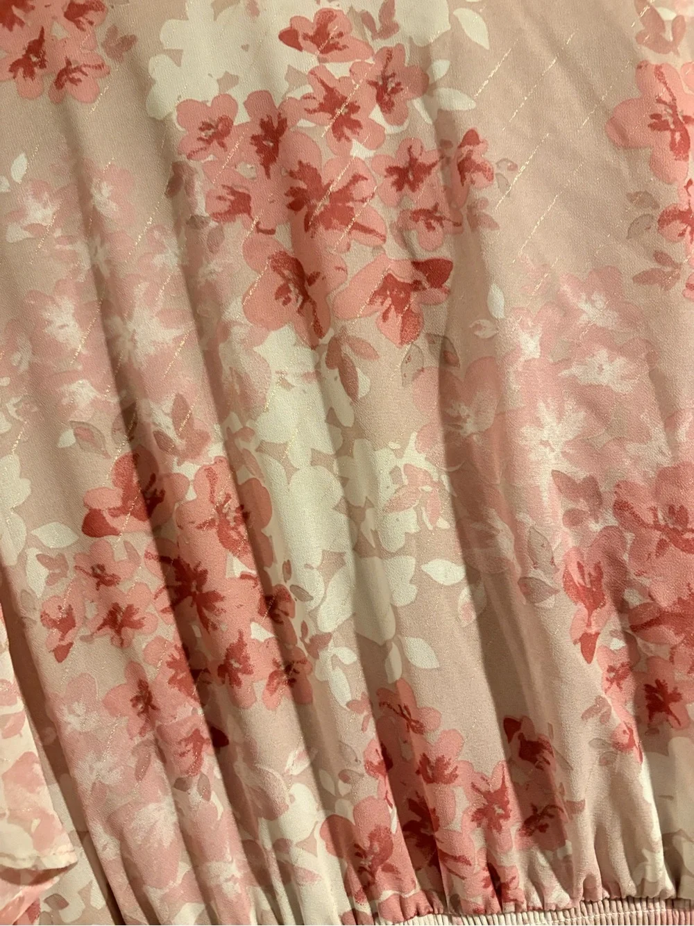 Baltic Born Lynlee Metallic Maxi Dress | Pink Multi Floral | 2XL | EUC - Picture 6 of 6